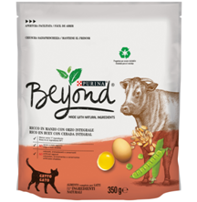 Purina BEYOND з вмістом яловичини і цільнозернового ячменю 350 г. Сухий повнораціонний корм для котів