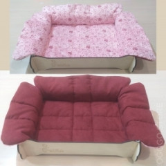 Матрац для кроватки - поролон  (350х450х30) РОЗОВЫЙ