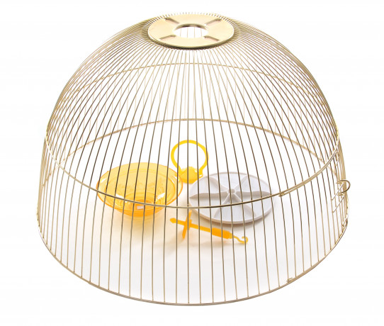 Клітка для малих та середніх птахів, кругла GOLDEN CAGE, 370