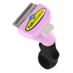 FURminator 665мм С КНОПКОЙ для котов коротк. шерсть фиолет. Китай
